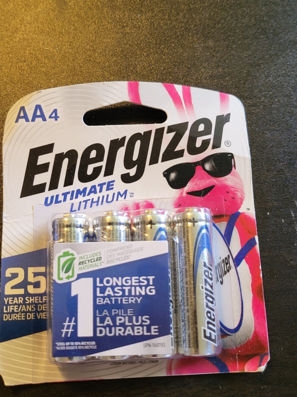 AA Ultimate Lithium Batteries - 4 Pack